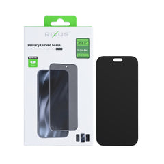 Rixus Privacy Full Curved Edge Displayschutzfolie aus gehärtetem Glas für Apple iPhone 18 Pro Max