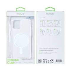 Rixus Anti-Burst Case With MagSafe Compatible For Apple iPhone 11