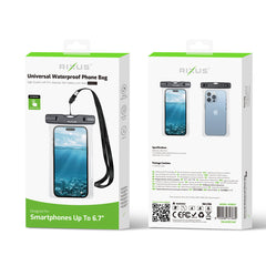 Rixus RXBG17 Schwamm Wasserdichte Handytasche