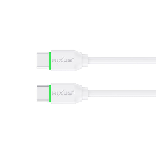 Rixus RXUC18C Fast Charging USB-C To USB-C Cable