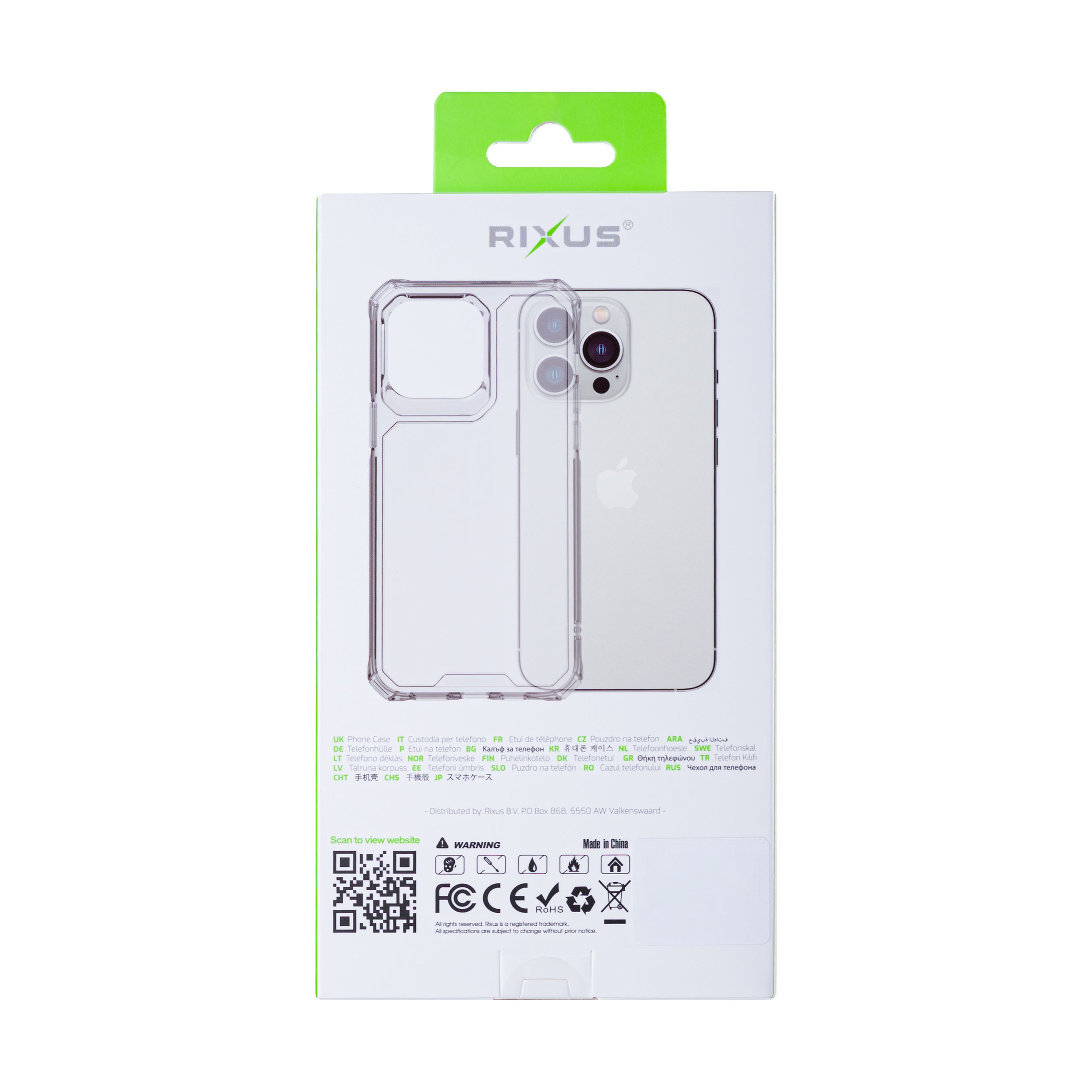 Rixus For iPhone 12, 12 Pro Armor-X Anti Shock Case