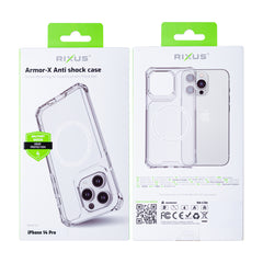 Rixus For iPhone 14 Pro Armor-X Anti Shock Case With MagSafe