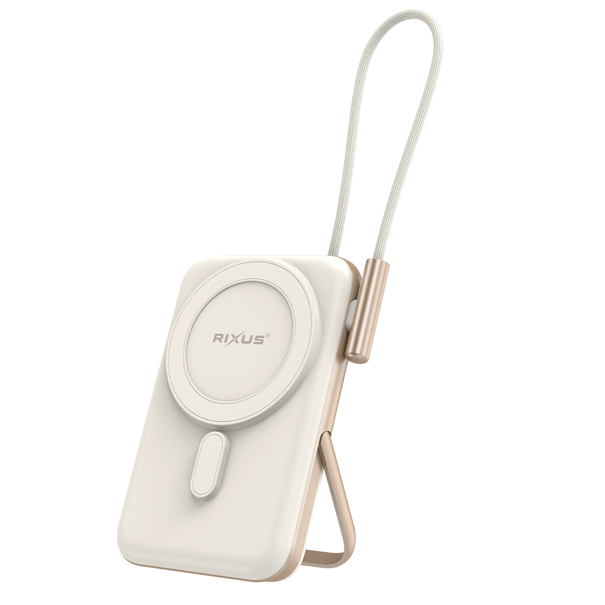 Rixus RXPB29 Magnetic Powerbank 10.000 mAh With USB-C Cable Build-In
