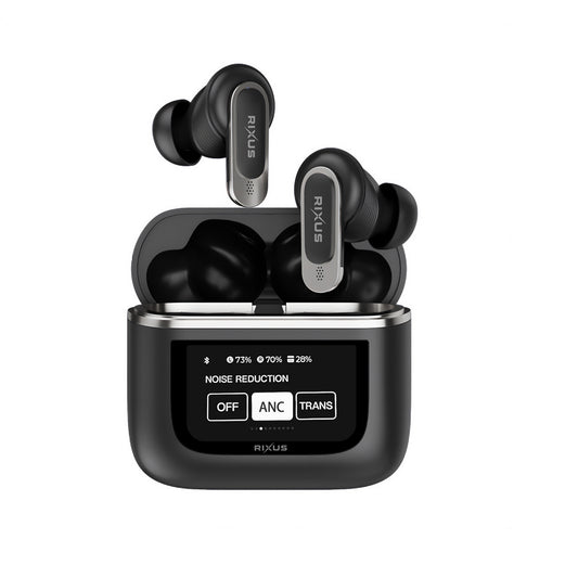 Rixus RXBH23 Wireless Travel Pro Earphone With Touch Screen Display