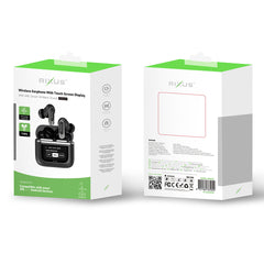Rixus RXBH23 Wireless Travel Pro Kopfhörer mit Touchscreen-Display