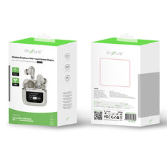 Rixus RXBH23A Kabelloser Travel Pro Kopfhörer mit Touchscreen-Display