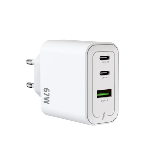 Rixus RXHC67 GaN Multi Port Power Adapter
