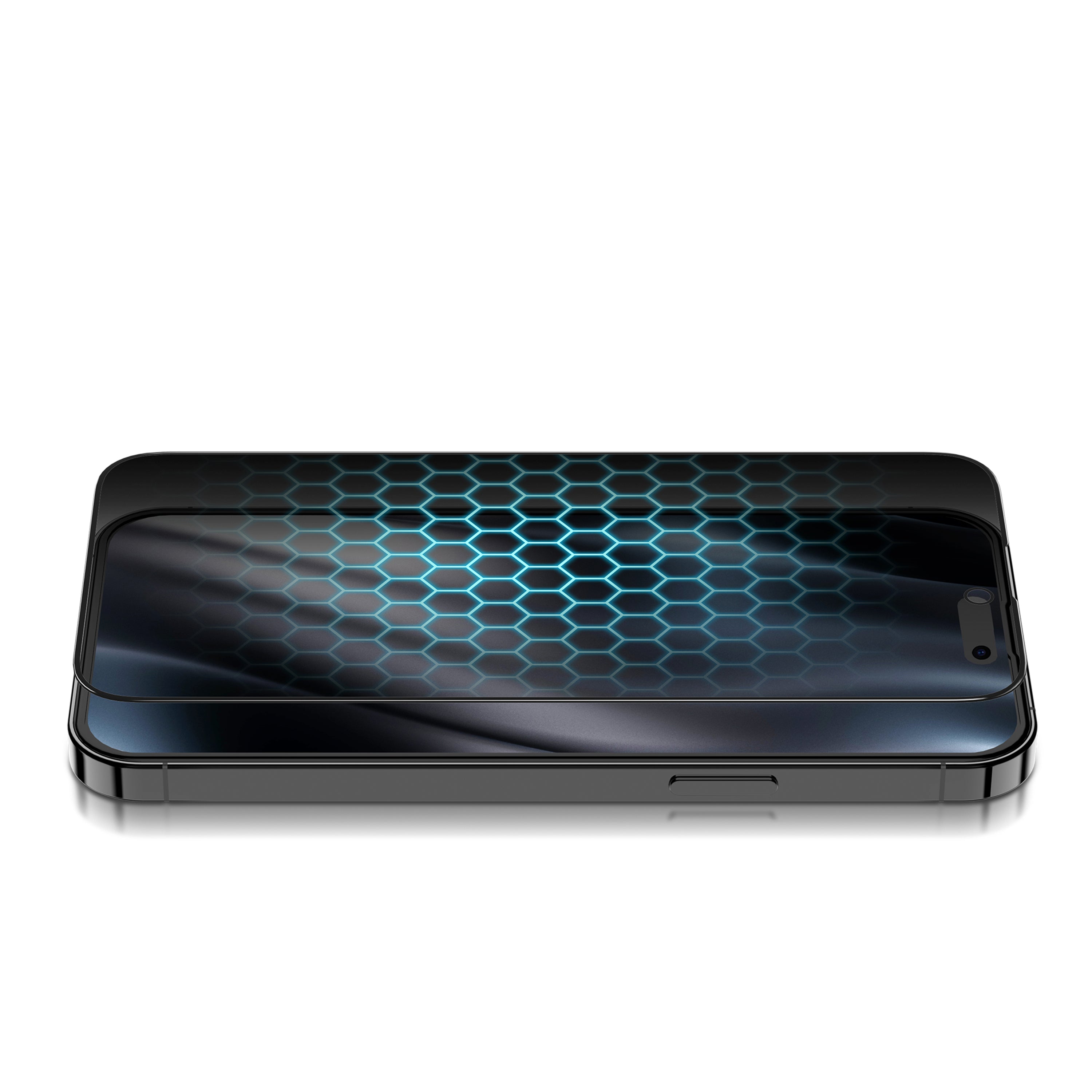 Rixus Privacy Full Curved Edge Tempe Glass For iPhone 12 Mini (10-Pack