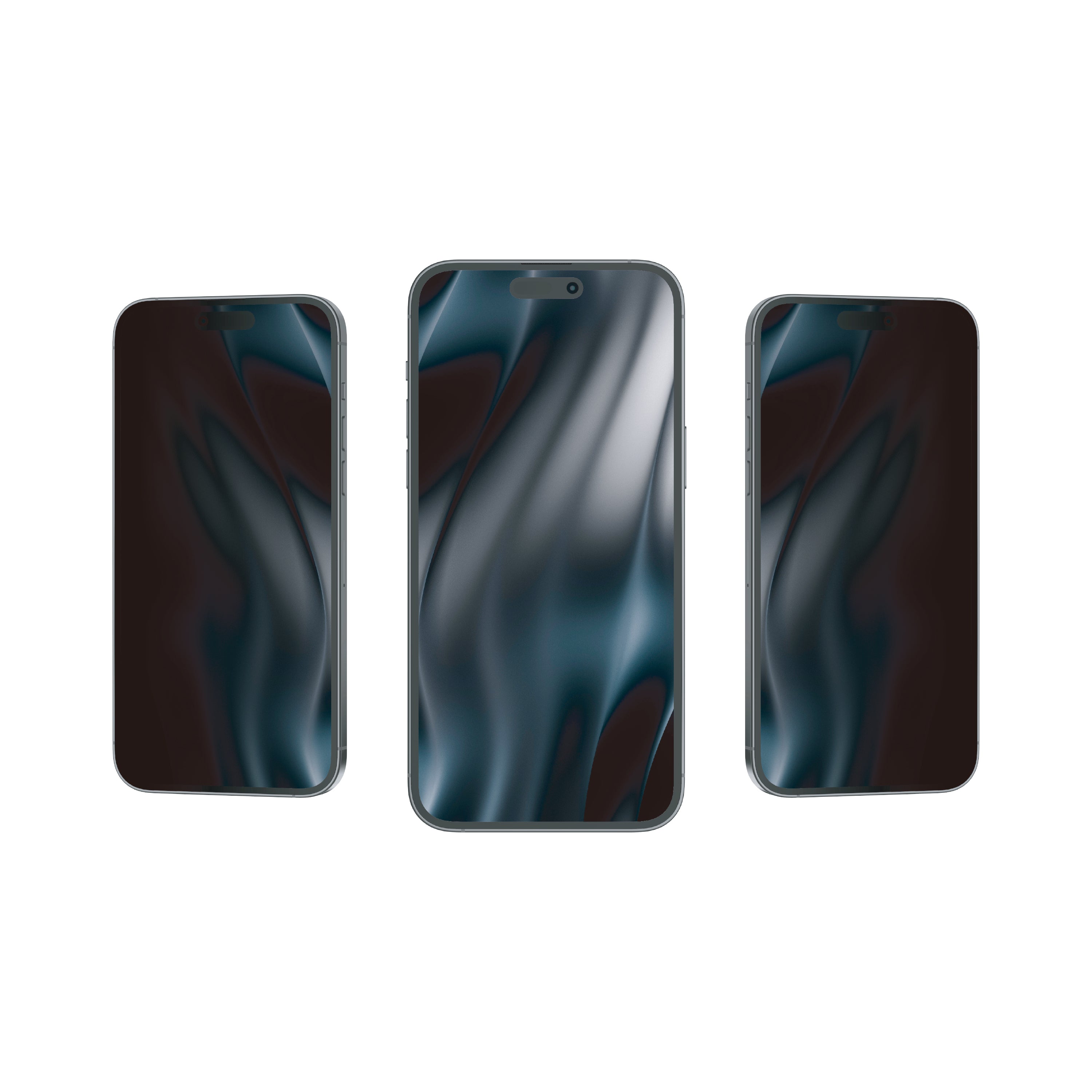 Rixus Privacy Full Curved Edge Tempe Glass For iPhone 12 Mini (10-Pack