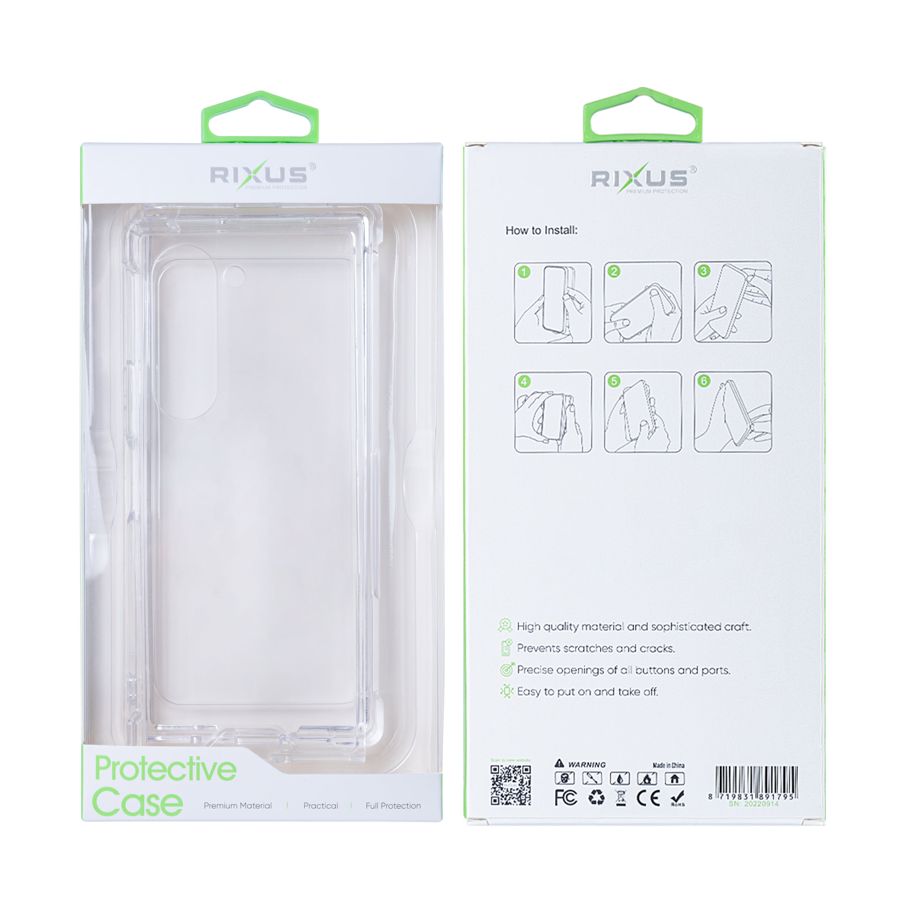 Rixus For Samsung Galaxy Z Fold6 Anti-Burst Case