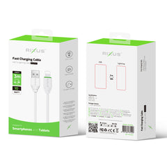 Rixus RX2017AL Daten-Synchronisations- und Schnellladekabel USB auf Lightning