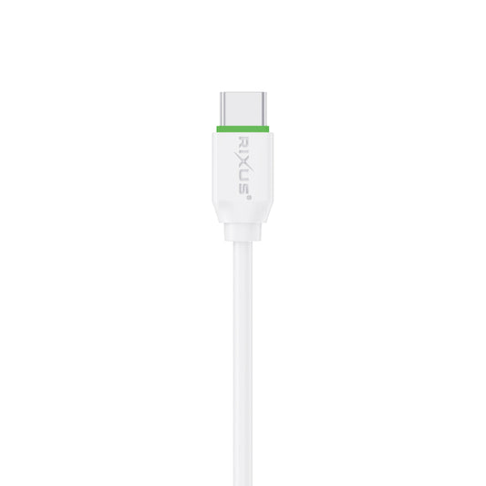 Rixus RX2017AC Data Sync And Fast Charge Cable USB To Type-C