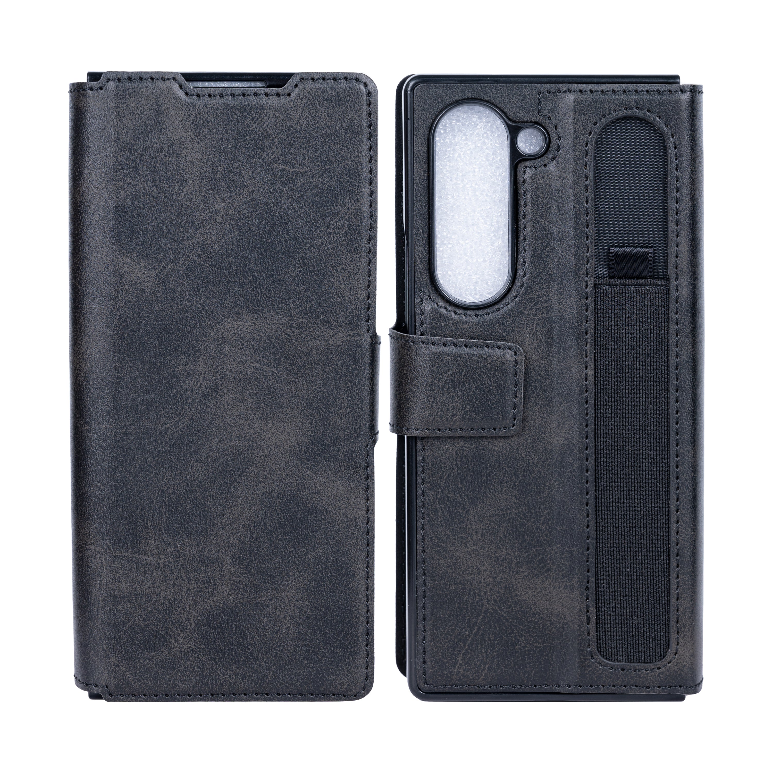 Rixus Wallet Case For Samsung Galaxy Z Fold 6 With Pen Holder