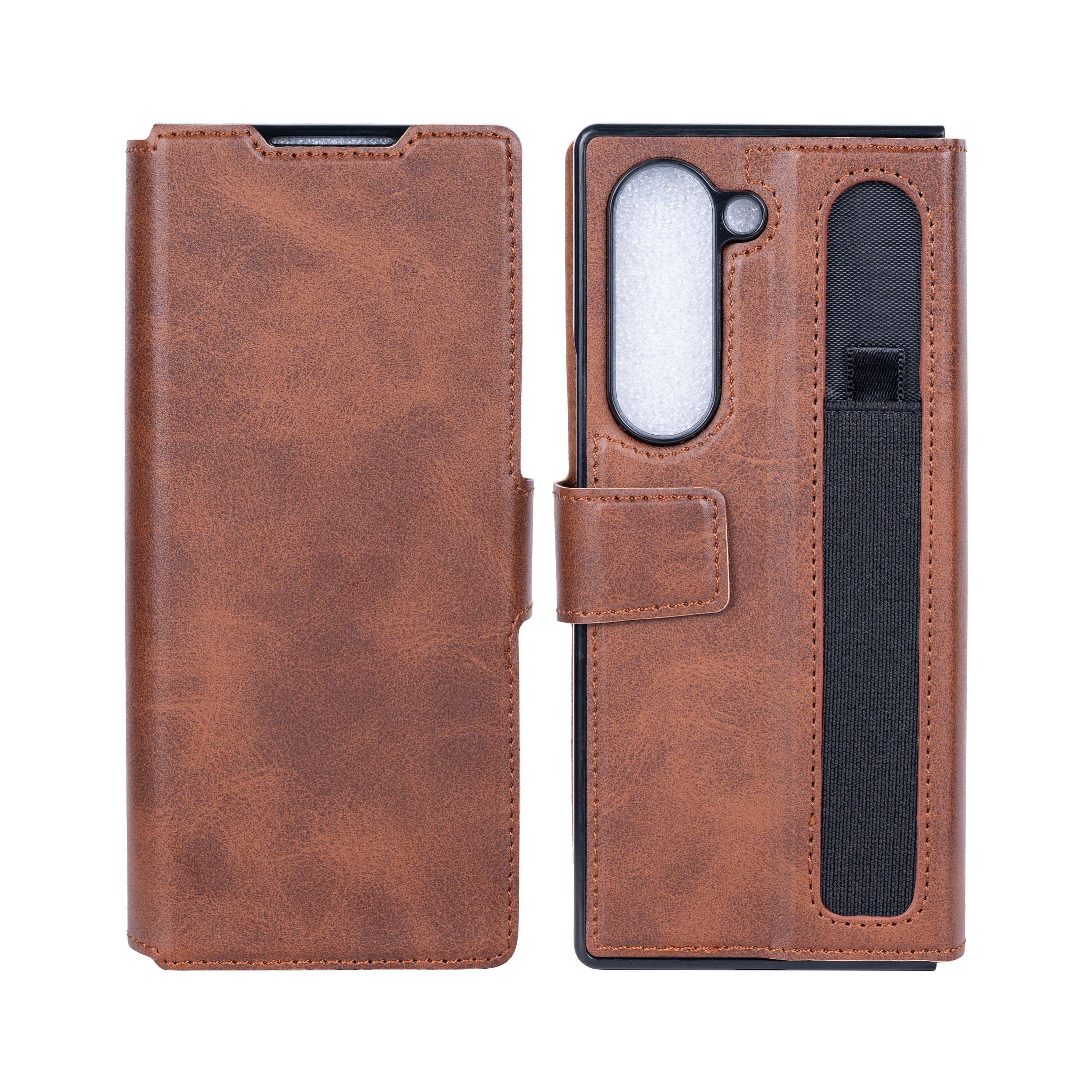 Rixus Wallet Case For Samsung Galaxy Z Fold 6 With Pen Holder