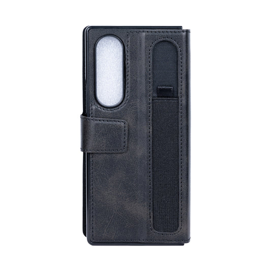 Rixus Wallet Case For Samsung Galaxy Z Fold 4 With Pen Holder
