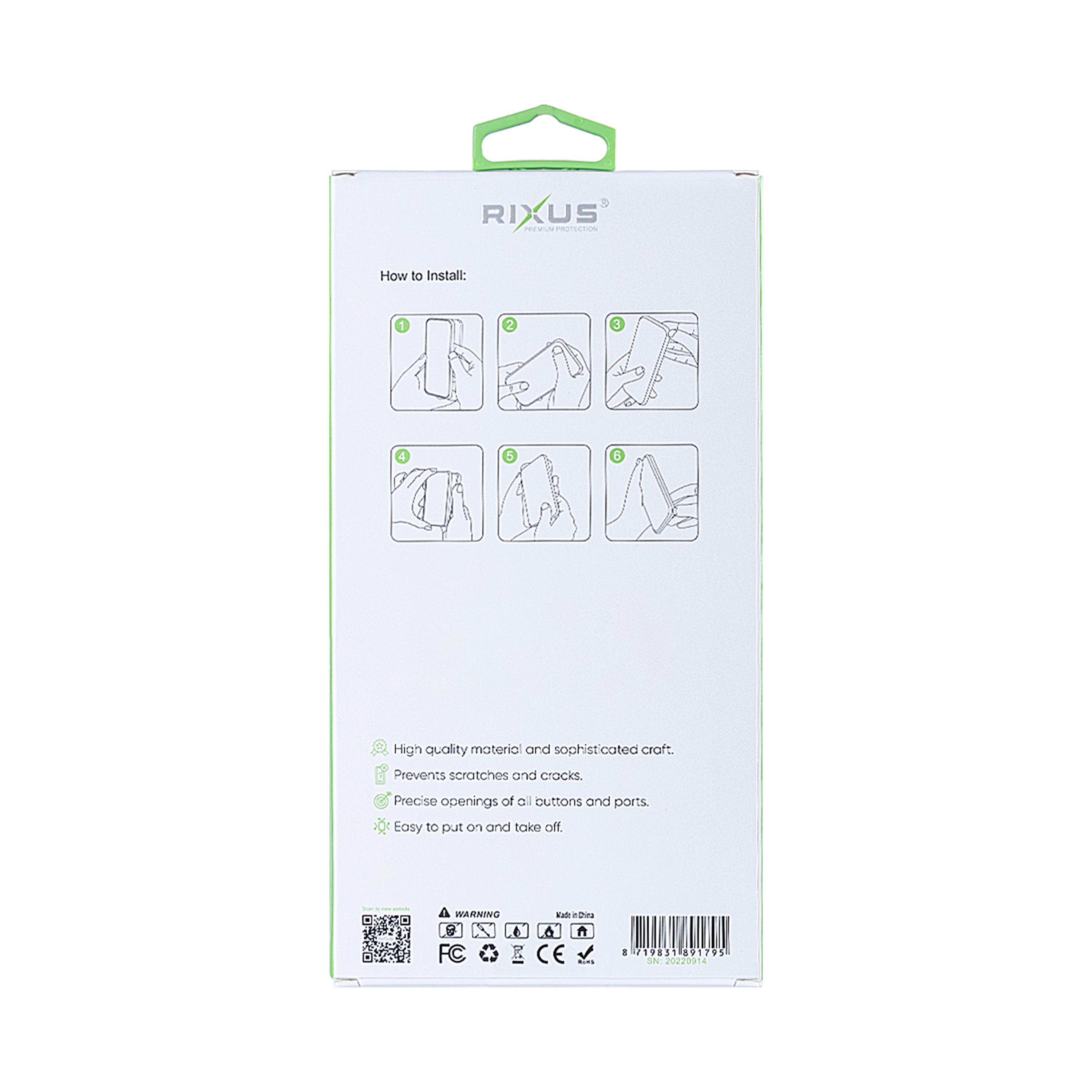 Rixus For iPhone 16 Anti-Burst Case