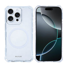Rixus For iPhone 16 Pro Armor-X Anti Shock Case With MagSafe