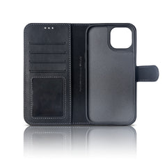 Rixus For iPhone 16 Pro Duo Magnetic Detachable Wallet