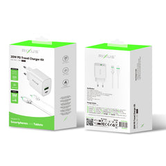 Rixus RX90L Adapter mit USB-C-auf-Lightning-Kabel