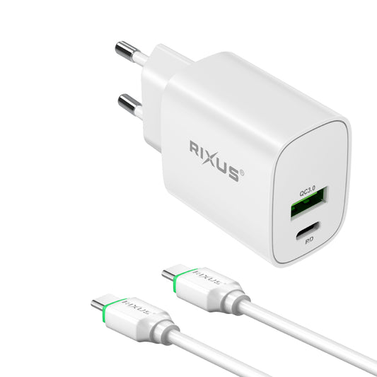 Rixus RX90CC Adapter With USB-C To USB-C Cable