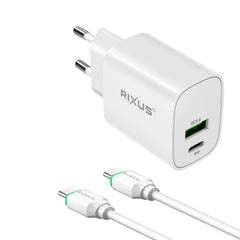 Rixus RX90CC Adapter mit USB-C auf USB-C Kabel