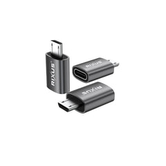 Rixus RXOTG05 Micro-USB-auf-USB-C-OTG-Adapter (2er-Pack