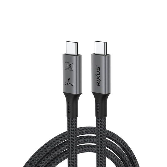 Rixus RXUC01 USB-C 4.0 To USB-C Cable