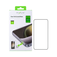 Rixus HD Full Curved Edge Gehärtetes Glas für Xiaomi Redmi 14C