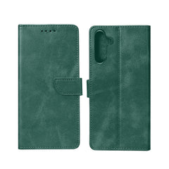 Rixus Bookcase For Samsung Galaxy A54 Dark