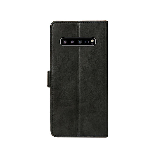 Rixus Bookcase For Samsung Galaxy S10 Plus