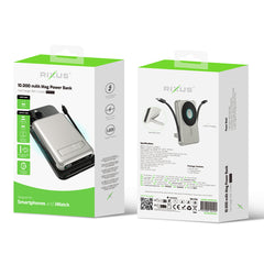 Rixus RXPB76A MagSafe Powerbank mit integriertem Kabel
