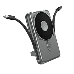 Rixus RXPB76B MagSafe Powerbank mit integriertem Kabel