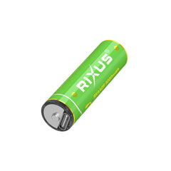Rixus RXAA05 Wiederaufladbare AA-Batterie 3000mWh mit USB-C Kabel 4er-Pack