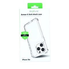 Rixus Armor-X Anti Shock Case With MagSafe For iPhone 16e