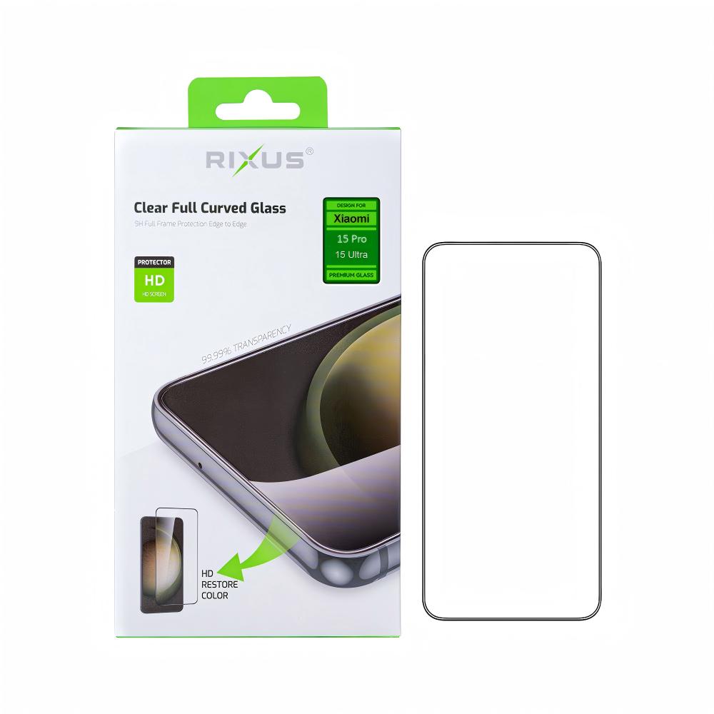 Rixus HD Ultra Line Tempered Glass For Xiaomi 15 Pro,15 Ultra, 15S Pro