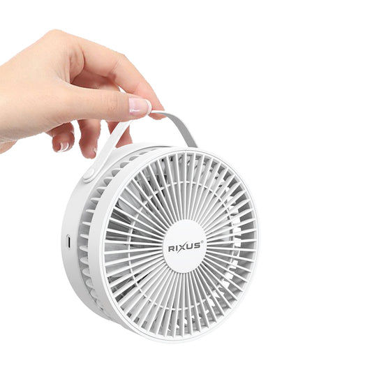 Rixus RXBF03 Tragbarer Desktop-Ventilator mit Akku