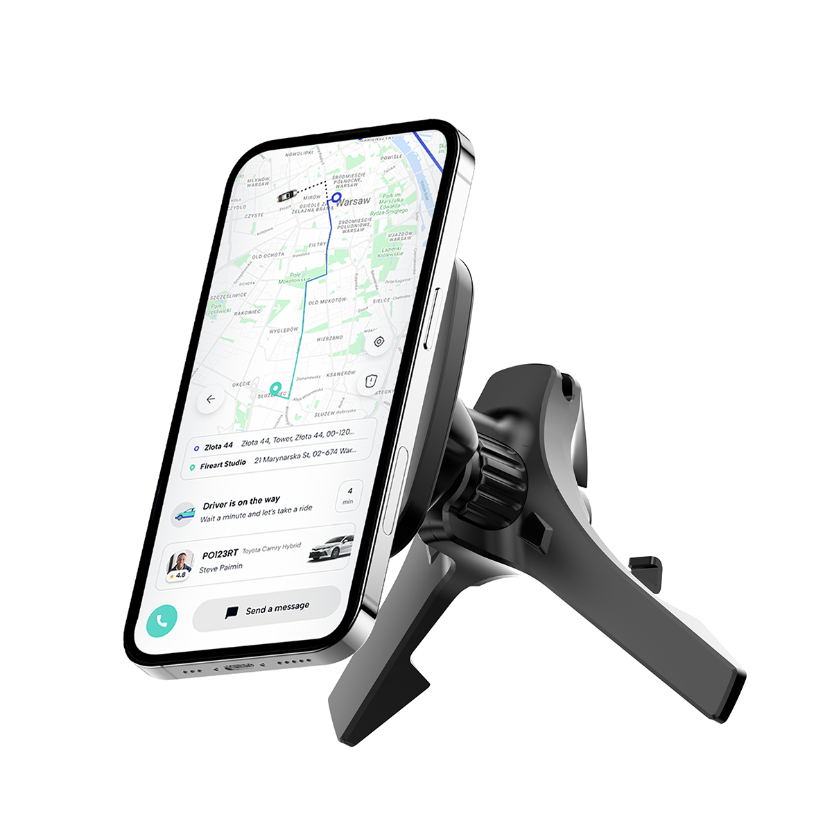 Rixus RXHM18 Magnetic Car Air Vent Phone Holder for Mercedes