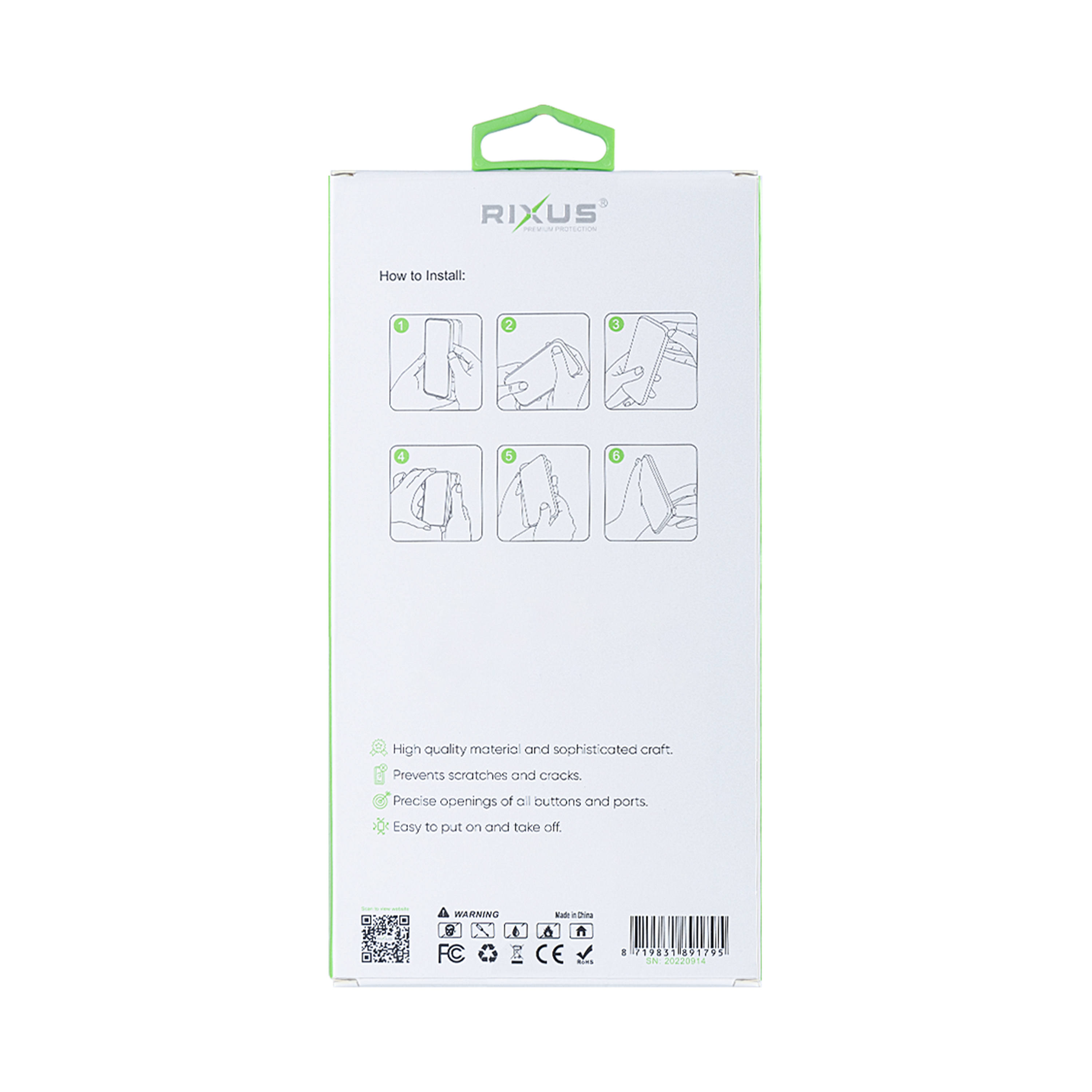 Rixus For Samsung Galaxy A05 A055F Anti Shock Case