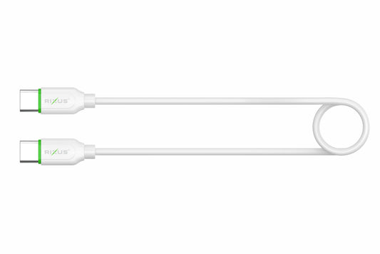 Rixus RX2017 Data Sync And Fast Charge Cable Type-C to Type-C
