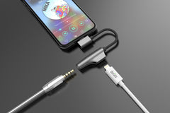 Rixus RXL07 Lade- und Audioadapterkabel für Lightning