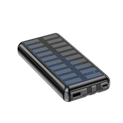 Rixus RXPB47 Solar Powerbank 20000 mAh mit integrierten Kabeln
