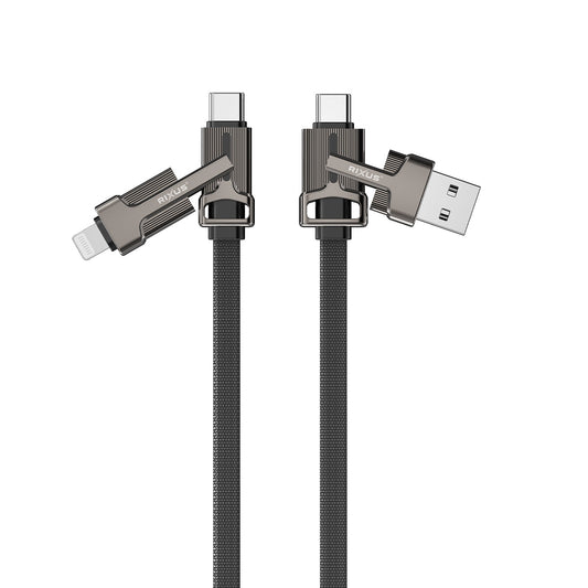 Rixus RXUC41 Flat Braided Multi Cable