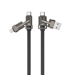 Rixus RXUC41 Flach geflochtenes Multi-Kabel