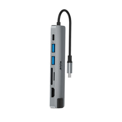 Rixus RXHU08 USB-C-auf-Ethernet-Adapter mit Dockingstation