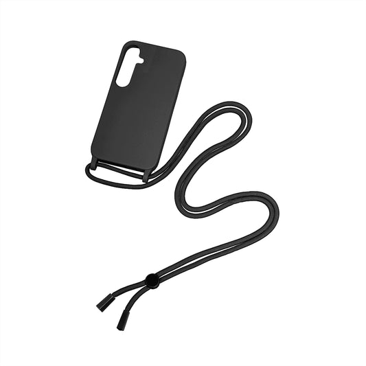 Rixus For Samsung Galaxy S24 5G S921B TPU Necklace Cord Cover