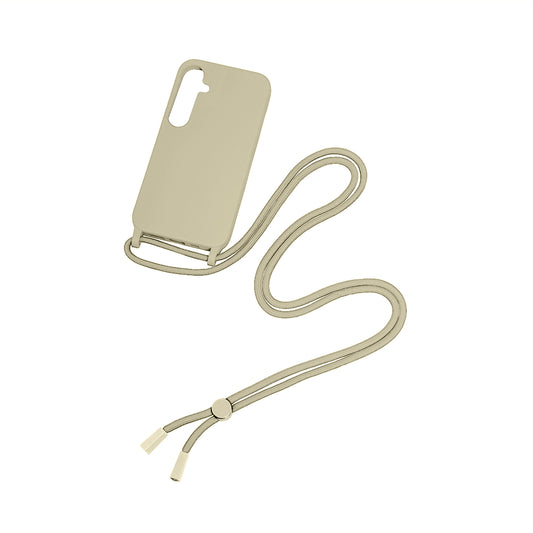Rixus For Samsung Galaxy S24 Plus 5G S926B TPU Necklace Cord Cover